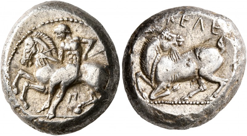 CILICIA. Kelenderis. Circa 430-420 BC. Stater (Silver, 19 mm, 10.63 g, 11 h). Yo...