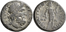 LYDIA. Saitta. Pseudo-autonomous issue. Diassarion (Bronze, 23 mm, 7.38 g, 7 h), Okt. Artemidoros Philad..., first archon, time of Marcus Aurelius and...