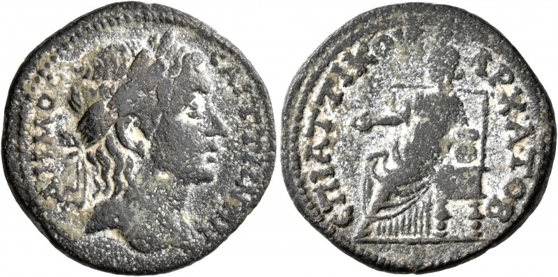LYDIA. Saitta. Pseudo-autonomous issue. Diassarion (Bronze, 23 mm, 6.80 g, 6 h),...