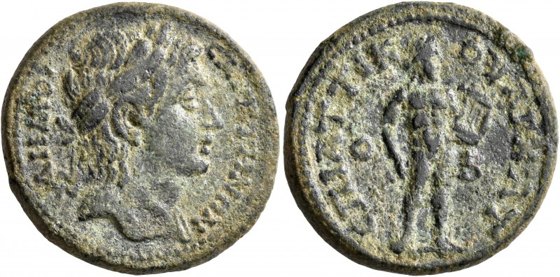 LYDIA. Saitta. Pseudo-autonomous issue. Diassarion (Bronze, 24 mm, 8.41 g, 7 h),...