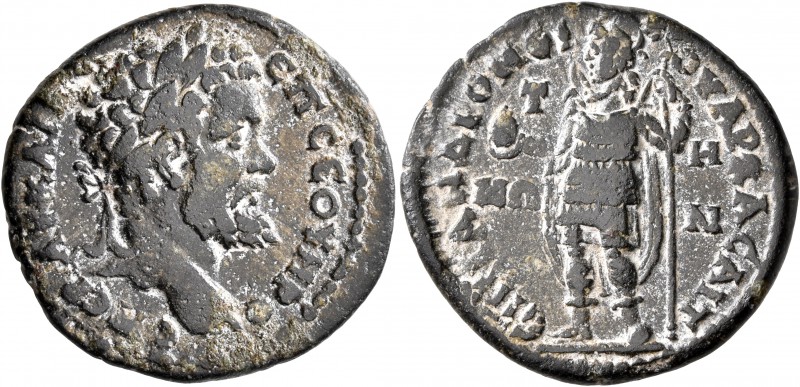 LYDIA. Saitta. Septimius Severus, 193-211. Diassarion (Bronze, 25 mm, 8.10 g, 5 ...