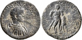 PONTUS. Heracleopolis (as Sebastopolis). Gallienus, 253-268. Tetrassarion (?) (Bronze, 27 mm, 12.18 g, 1 h), CY 266 = 263/4. AΥT KAI ΠO ΛIK ΓAΛΛIHNOC ...