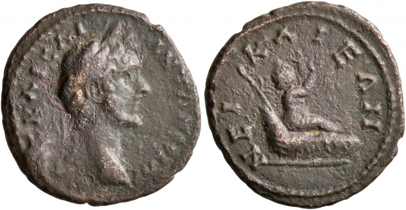 BITHYNIA. Nicaea. Antoninus Pius, 138-161. Hemiassarion (Bronze, 19 mm, 3.09 g, ...