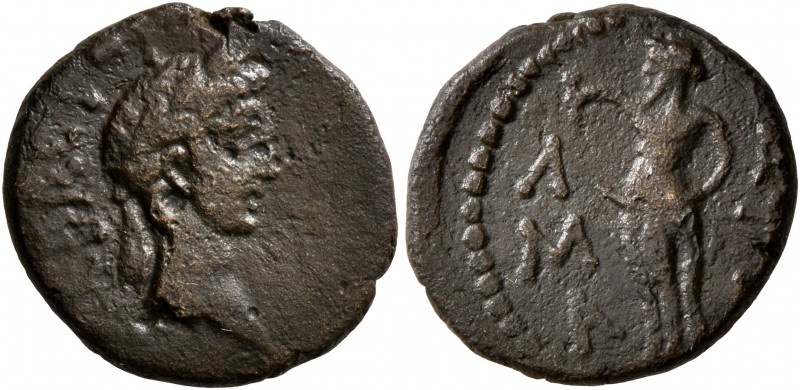 MYSIA. Lampsacus. Augustus, 27 BC-AD 14. 1/3 Assarion (?) (Bronze, 16 mm, 2.91 g...