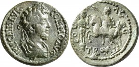 TROAS. Alexandria Troas. Commodus, 177-192. 'As' (Bronze, 23 mm, 8.21 g, 1 h). IMP CAI (sic!) M AVR COMMOD AVG Laureate, draped and cuirassed bust of ...