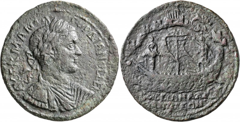 IONIA. Ephesus. Gordian III, 238-244. Medallion (Bronze, 49 mm, 56.34 g, 12 h), ...