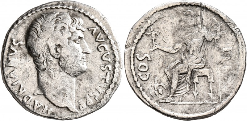 IONIA. Smyrna. Hadrian, 117-138. Cistophorus (Silver, 25 mm, 10.35 g, 6 h), afte...