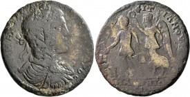 LYDIA. Magnesia ad Sipylum. Severus Alexander, 222-235. Pentassarion (Bronze, 34 mm, 19.28 g, 5 h), A. Kleitianos Metras, magistrate. ΑΥ Κ Μ Α[ΥΡ СЄ Α...