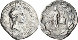 Octavian, 44-27 BC. Cistophorus (Silver, 27 mm, 11.06 g, 12 h), Ephesus, 28 BC. IMP•CAESAR•DIVI•F•COS•VI•LIBERTATIS•P•R•VINDEX• Laureate head of Octav...