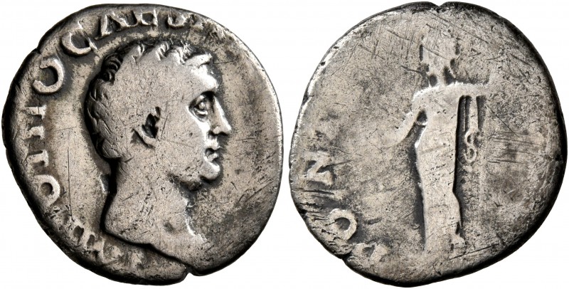 Otho, 69. Denarius (Silver, 18 mm, 2.88 g, 6 h), Rome. IMP OTHO CAESAR [AVG TR P...