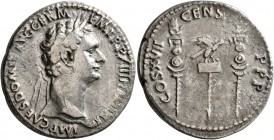 Domitian, 81-96. Cistophorus (Silver, 27 mm, 9.25 g, 6 h), Rome, for Asia Minor, 95. IMP CAES DOMIT AVG GERM P M TR P XIIII IMP XXII Laureate head of ...