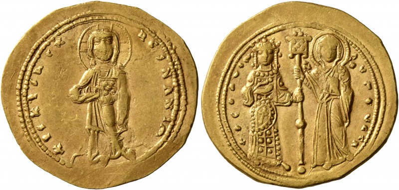 Theodora, 1055-1056. Histamenon (Gold, 24 mm, 4.41 g, 6 h), Constantinopolis. + ...