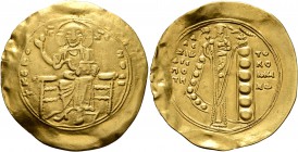 Alexius I Comnenus, 1081-1118. Hyperpyron (Gold, 29 mm, 4.07 g, 6 h), Constantinopolis, post-reform coinage, 1092-1118. +ΚЄ ROHΘЄI Christ, nimbate, se...