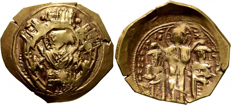 Andronicus II Palaeologus, with Michael IX, 1282-1328. Hyperpyron (Electrum, 25 ...