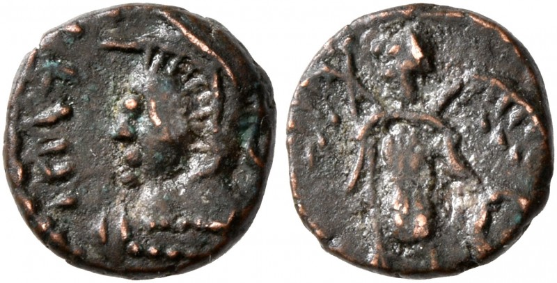 VANDALS. Pseudo-Imperial coinage, circa late 5th-early 6th centuries. Nummus (Br...