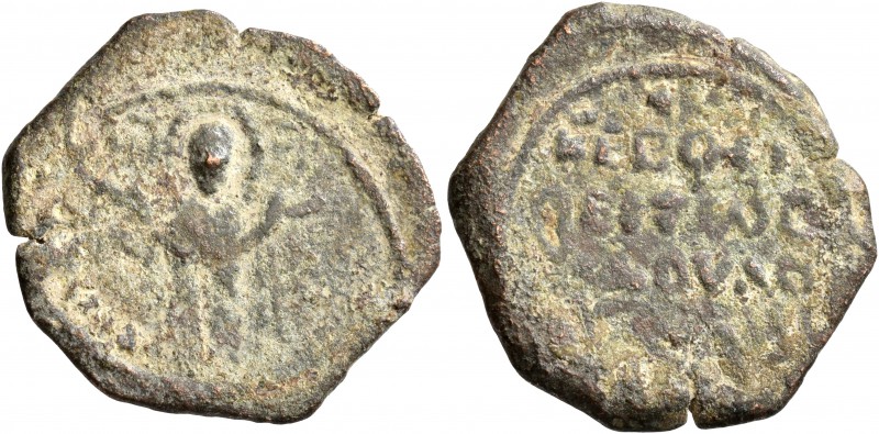 CRUSADERS. Antioch. Roger of Salerno, regent, 1112-1119. Follis (Bronze, 23 mm, ...