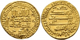 ISLAMIC, al-Maghreb (North Africa). Aghlabids. Ahmad ibn Muhammad, AH 242-249 / AD 856-863. Dinar (Gold, 18 mm, 4.21 g, 9 h), AH 242 = AH 855/6. Album...
