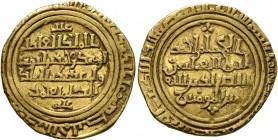 ISLAMIC, Ayyubids. Egypt. al-'Adil I Sayf al-Din Ahmad, AH 596-615 / AD 1200-1218. Dinar (Gold, 19 mm, 4.94 g, 4 h), al-Qahira (Cairo), AH 608 = AD 12...