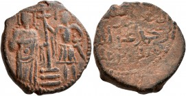 ISLAMIC, Anatolia &amp; al-Jazira (Post-Seljuk). Saltuquids. 'Izz al-Din Saltuq, AH 523-563 / AD 1129-1168. Fals (Bronze, 20 mm, 3.98 g, 6 h), Erzurum...
