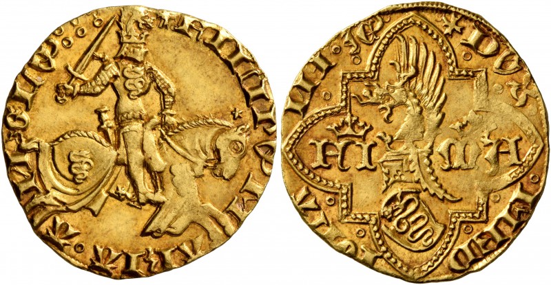 ITALY. Milano (Duchi). Filippo Maria Visconti, 1412-1447. Fiorino d’oro (Gold, 2...