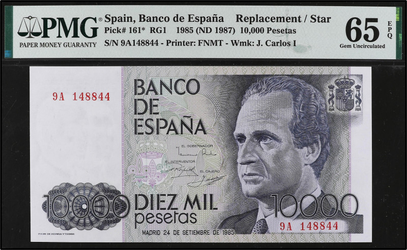 SPANISH BANK NOTES: JUAN CARLOS I

10.000 Pesetas. 24 Septiembre 1985. Precint...