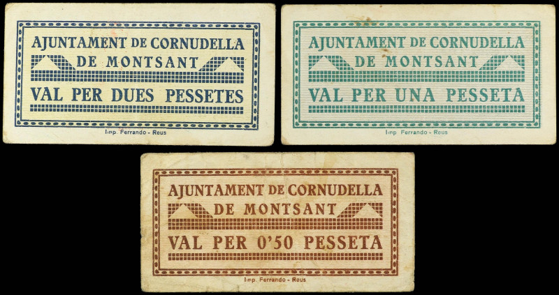 PAPER MONEY OF THE CIVIL WAR: CATALUNYA

Catalonia

Lote 3 billetes 50 Cènti...