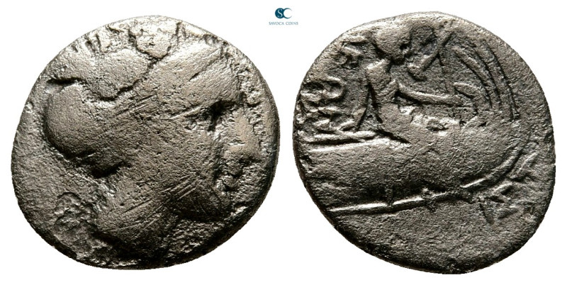 Euboea. Histiaia circa 300-100 BC. 
Tetrobol AR

13 mm, 1,49 g



Fine