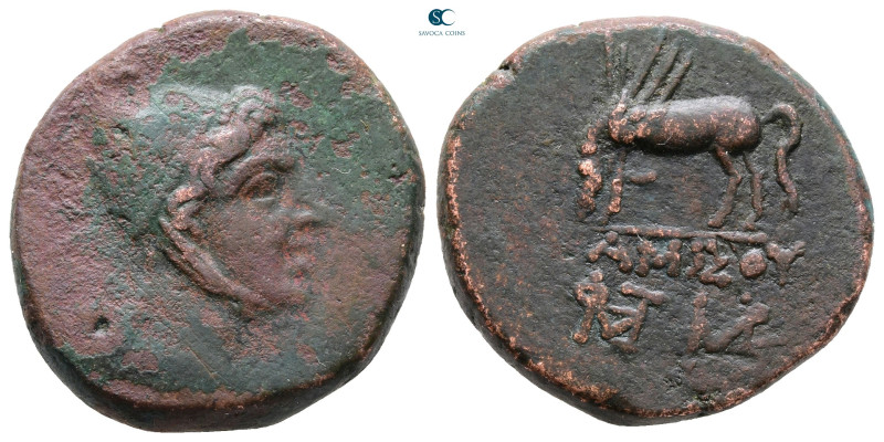 Pontos. Amisos. Time of Mithradates VI Eupator circa 120-63 BC. 
Bronze Æ

25...