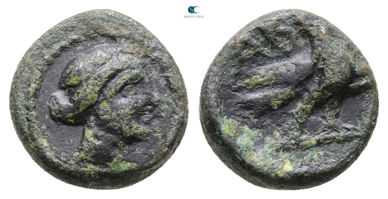 Troas. Abydos circa 400-200 BC. 
Bronze Æ

11 mm, 1,33 g



Very Fine