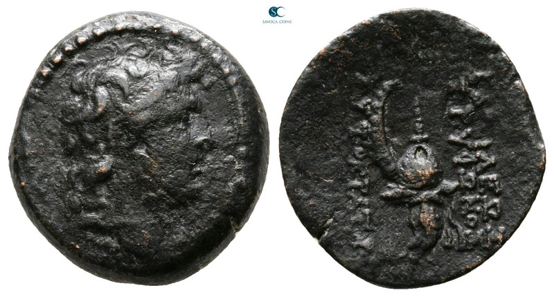 Seleukid Kingdom. Antioch on the Orontes. Tryphon 142-138 BC. 
Bronze Æ

19 m...