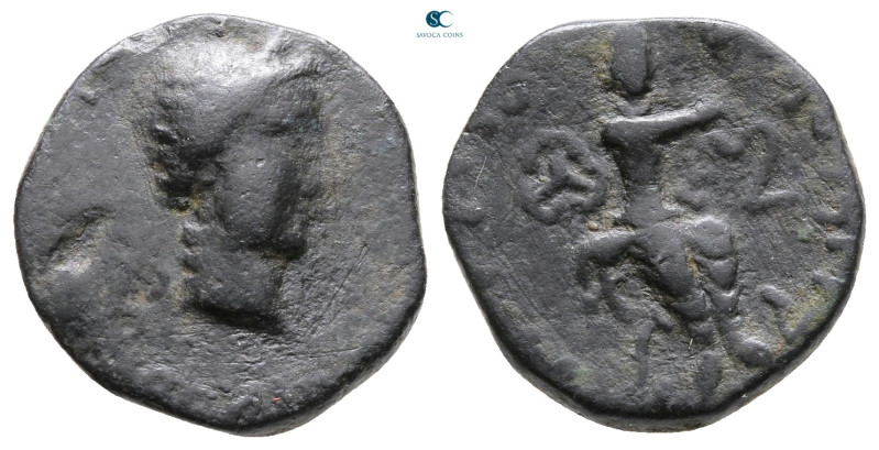 Kushan Empire. Kujula Kadphises AD 50-90. 
Bronze Æ

17 mm, 3,50 g



Goo...