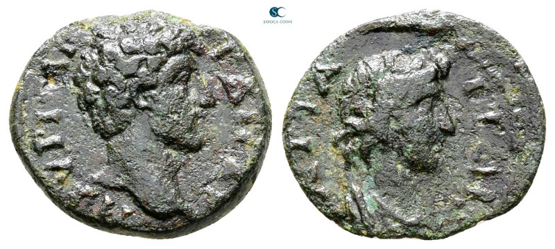 Mysia. Attaia. Marcus Aurelius AD 161-180. 
Bronze Æ

15 mm, 1,79 g



Ve...