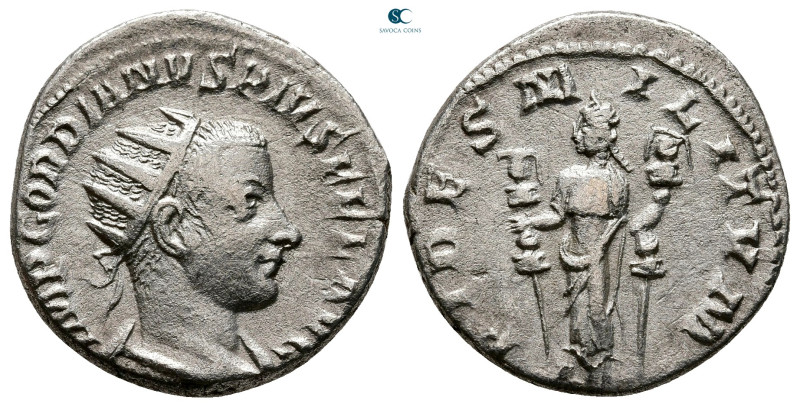 Gordian III AD 238-244. Antioch
Antoninianus AR

21 mm, 4,31 g



Very Fi...