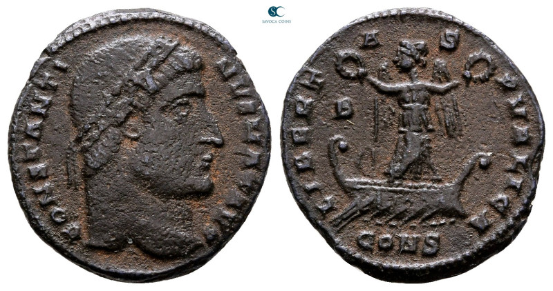 Constantine I the Great AD 306-337. Constantinople
Follis Æ

20 mm, 2,69 g
...