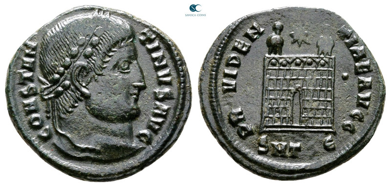 Constantine I the Great AD 306-337. Thessaloniki
Follis Æ

20 mm, 2,67 g

...