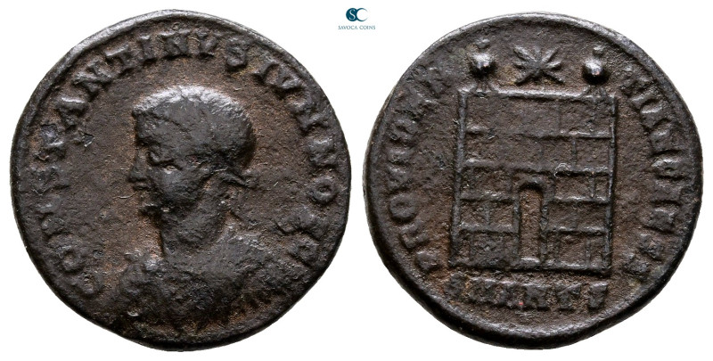 Constantine II, as Caesar AD 317-337. Antioch
Follis Æ

20 mm, 2,85 g



...