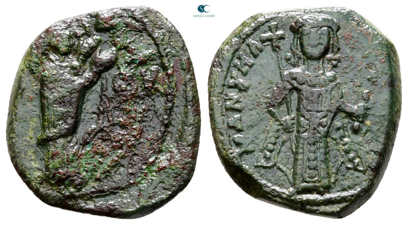 Manuel I Comnenus AD 1143-1180. Constantinople
Tetarteron Æ

20 mm, 3,28 g
...