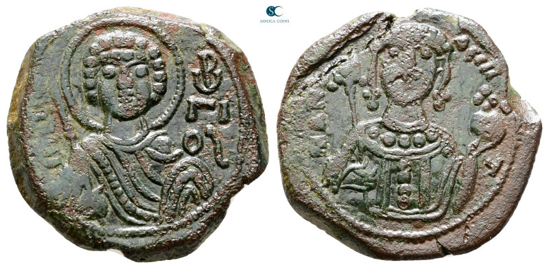 Manuel I Comnenus AD 1143-1180. Thessalonica
Tetarteron Æ

21 mm, 4,77 g

...