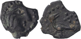 Celtic: Northern Gaul, Bellovaci circa 1st century BC Bronze AE16 Very Fine
