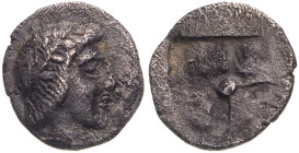 Ancient Greece: Ionia, Kolophon(?) circa 500-450 BC Silver Hemiobol Good Very Fine