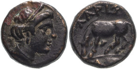 Ancient Greece: Thessaly, Larissa circa 380-337 BC Bronze AE12 Good Very Fine