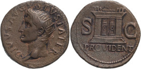 Roman Empire Divus Augustus AD 22-30 Bronze Dupondius About Very Fine