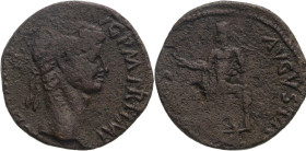 Roman Empire Claudius AD 41-50 Bronze Sestertius Fine