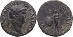 Roman Empire Nero AD 65 Bronze As About Good Very Fine