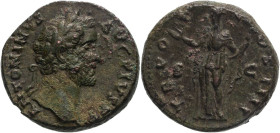 Roman Empire Antoninus Pius AD 140-144 Bronze As About Extremely Fine; attractive, green patina
