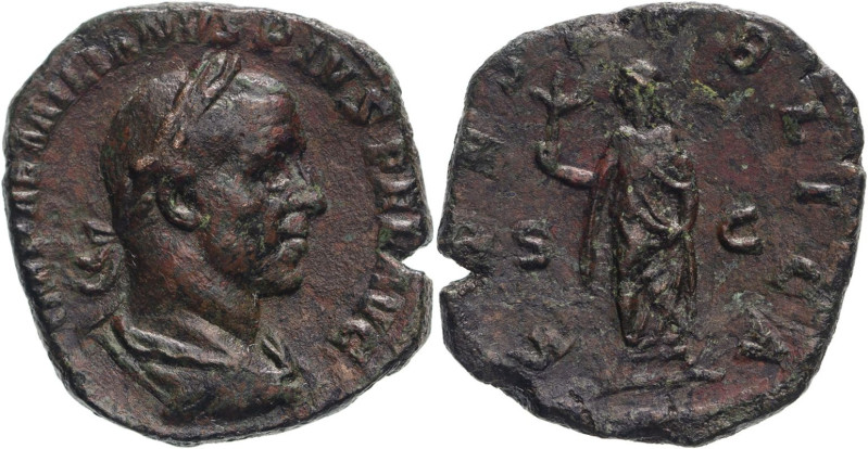 ROMAN EMPIRE. Aemilian. 
Bronze sestertius, AD 253. 
Obv: IMP AEMILIANVS PIVS ...