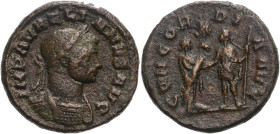 Roman Empire Aurelian AD 275 Bronze As About Very Fine