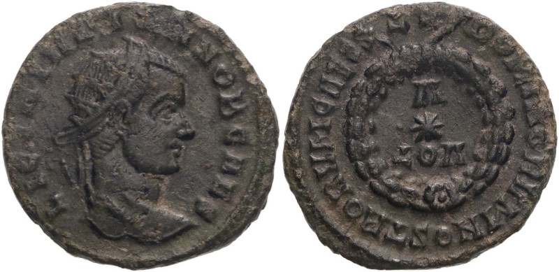 ROMAN EMPIRE. Licinius II (Caesar). 
Billon nummus, AD 320. Ticinum. 
Obv: LIC...