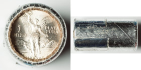 Estados Unidos 20-Piece silver "Libertad" Onza (1 oz) Roll 1986-Mo UNC, Mexico City mint, KM494.1. A coveted sealed roll from the Mint. HID09801242017...
