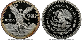 Estados Unidos Pair of silver Proof "Libertad" Onzas Ultra Cameo NGC, 1) 1 Onza 1989-Mo PR68 Ultra Cameo. "999" Without Dot variety. 2) 1 Onza 1990-Mo...